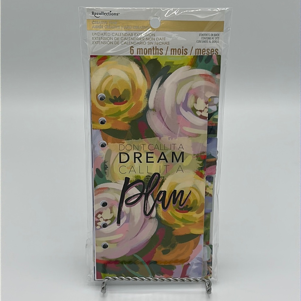 Recollections Creative Year Undated 6-Month Calendar Extension Pack; 6-Ring